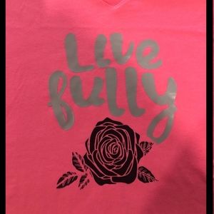 Bright pink women's Tshirt